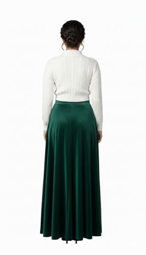 Image of Winter Woolen Blouse for Women | Stretchable Winter Wear Full Sleeve Round Neck Pullover | Geometry Knitted Design | Free Size Up to 38 Bust Thermal Wool Blouse White