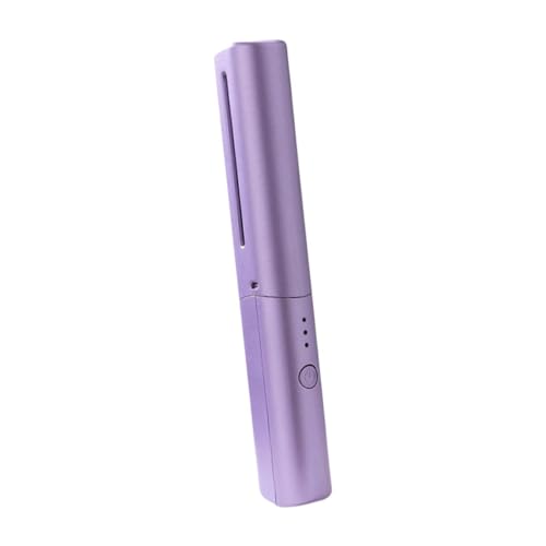 Peine alisador y rizador 2 en 1 harayaa morado miniatura 6