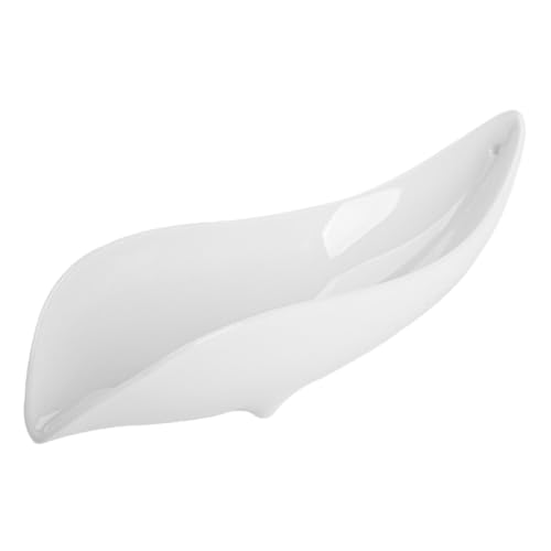 LABRIMP Ceramic Tea Scoop Smooth Edged Teaspoon for Home Tea Ceremony Essential Accessory Lightweight and Portable