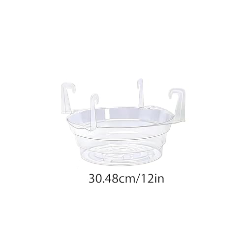 Panier suspendu en plastique avec crochets pour plantes intérieur jardin balcon - 7