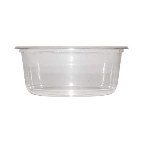 8oz Disposable Rpet Salad Bowls With Lids (25-500 Pcs) Sustainable Deli Pot, Recyclable Takeaway Ice Cream Tubs, Reusable Bowl With Lids, Eco-friendly Transparent Microwaveable Tub, Freezable Cup (2)