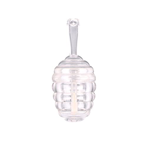 ezqnirk 1PCS Empty Tube Lip Gloss Container,Honey Pots-Clear 5.5ml