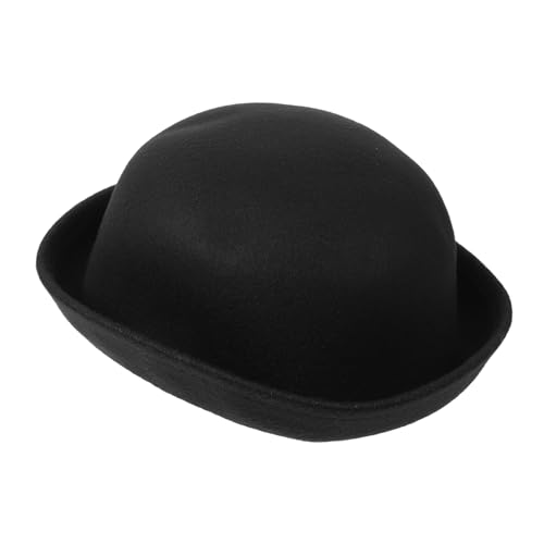 Chapeau de laine noir Healvian pour femmes élégant