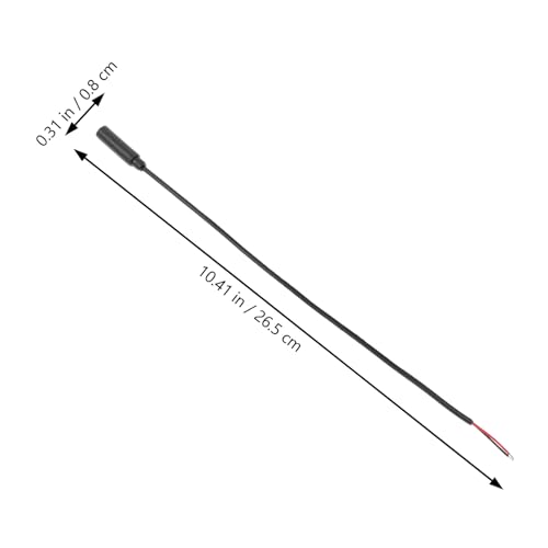 Hemobllo Boombox Speaker 10pcs 3.5mm Audio Cable Open End Female Plug to Bare Wire Jack Connector Audio Cable for Headphone Microphone Speaker Black Stereo Cable - Image 3