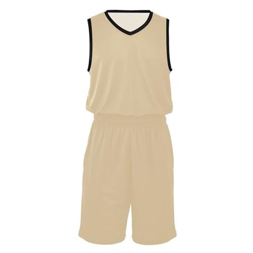 Maillot de basket-ball jaune et short GuoChe pour entraînement