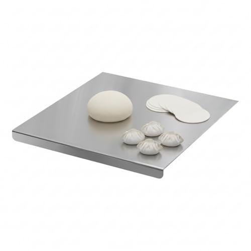 Tabla de cortar de acero inoxidable rectangular miniatura 2