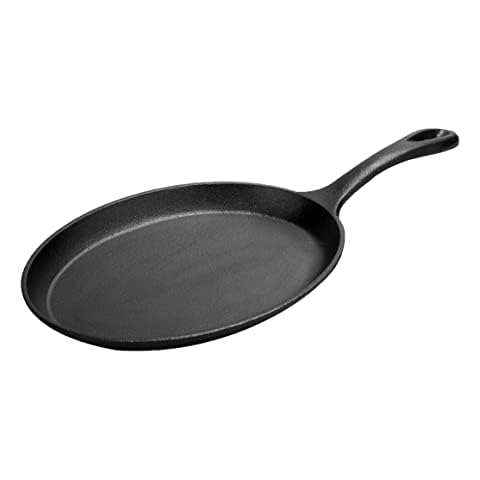 Pre-Seasoned Cast Iron Griddle with Silicone Handle Cover
