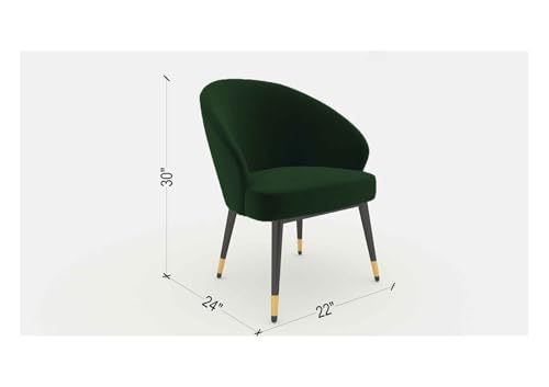 Image of WOODEN SPACE 6-Seater Wooden Dining Table Set | Nano Composite Marble Top | Solid Wood Base | Modern Dining Room Furniture with 6 Chairs (Green 3)