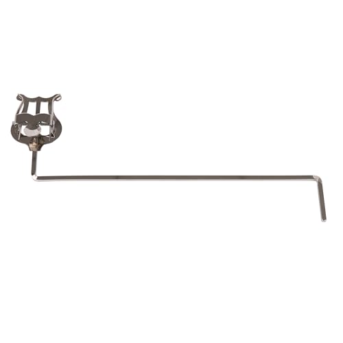 BQLZR Euphonium Lyre Clamp-On Cilp Sheet Music Clamp Clip 0.16inch Square Jack Silver