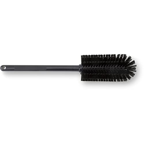 Image of SPARTA Large Water Bottle Brush Ideal for Wide-Mouth Jars, Bottles and Tumblers, Dishwashing Tool with Handle for Home and Commercial Kitchens, Plastic, 16 Inches, Black