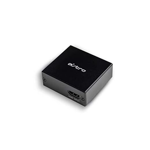 Astro HDMI-Adapter für PS5, bietet perfekte Game-Chat-Balance, Audio-Extractor 4K HDMI auf Optical Spdif Toslink, kompatibel mit A50 Basisstation, MixAmp Pro TR, A20 Gaming-Headset auf Playstation 5