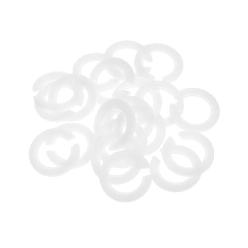 Cabilock 25pcs Lamp Shade Adapter Ring Replacement Shade Ring for Light Fixtures Clip Lampshade Adapter Tool