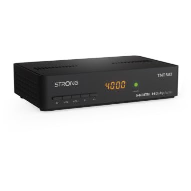 Set HDSAT - Parabola satellitare in fibra composita, 85 cm + LNB singolo + decoder satellitare Astra HD + mappa