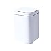 Cestino per rifiuti elettrici, cestino per rifiuti intelligenti bidoni del bidone elettrico muto automatico con copertura per cucina bagno bagno 16l bianco