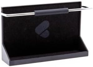 Belt Clip, Shock Resistant ABS with Felt Lining, Cassette Player Holder with Rubber Roller Lock, Black