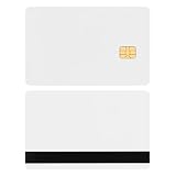 30 Pack - SLE4442 Chip Cards with/Hico 2 Track Mag Stripe, 5/16inch (8.4mm) Magnetic Stripe Card with Chip