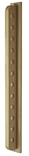 Expovinalia Natural Wine Rack for Hanging on the wall, Pine, Rustic, 85 x 8 x 8 cm