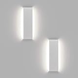 【Einfach zu Installieren】Im Lieferumfang enthalten sind die Werkzeuge und Materialien, die Sie für die Installation der Wandleuchte benötigen, und Sie können sie einfach an einer Wandfläche montieren.