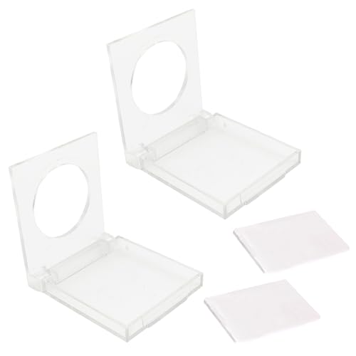 Image of 2Pcs Button Switch Cover Guard, Round Clear Plastic Push Button Protective Covers Dustproof and Waterproof for Computer PC 19mm Diameter Buttons (with Adhesive)
