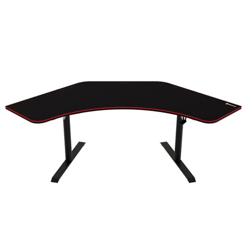 Arozzi Arena Angelo L-Shaped Gaming Desk with Mouse Pad