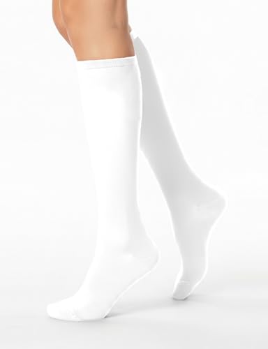 Image of Buauty 3 pairs Knee High Socks for Women, Casual Tube Socks, Athletic Socks Solid & Striped Sport Socks Outdoor Fashion