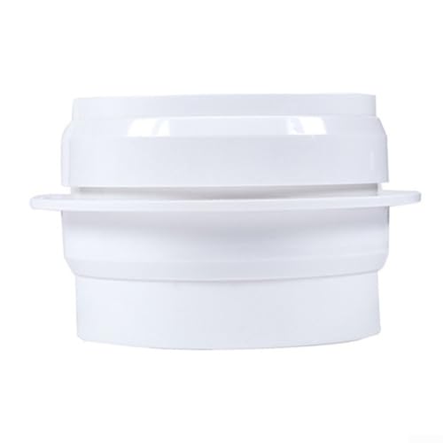 Clapet anti-retour pour ventilation de salle de bain, matériau ABS, empêche le refoulement, design unidirectionnel, options de taille 80 mm 150 mm (80 mm)