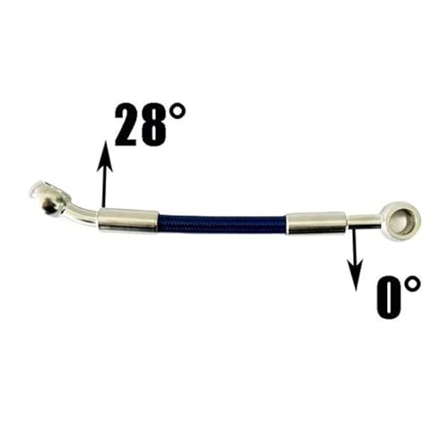 Durite d'huile de frein moto tressée 3500mm pour stopper les fuites hydrauliques