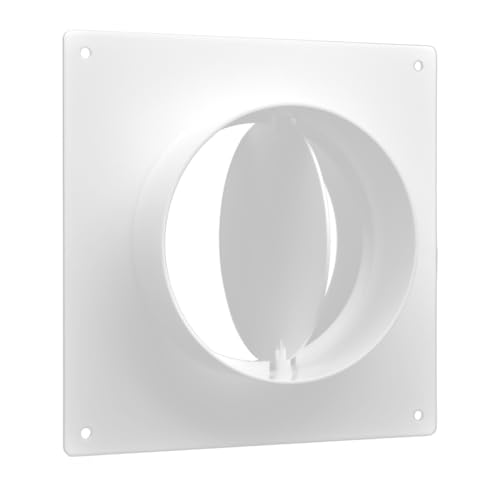 H&C VENT Wandflansch für Klima & Lüftungssystem - Wand Flansch, Rohrverbinder & Wandanschluss - Schlauch Adapter für Abluftschlauch,...