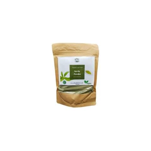 Oils and Herbs UK Clean Organic Stevia Powder - Stevia rebaudiana -100% Pure and Natural (100g) Cover