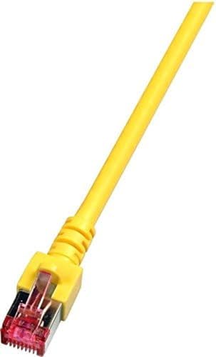 Cable Patch RJ45 S/FTP Cat.6 0.25 m Amarillo miniatura 1