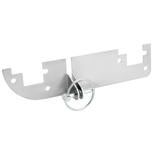 QWORK® Cerradura de puerta trasera con pasador plegable, apto para Fiat Ducato 250, protección antirrobo, cerradura de puerta, sin taladrar, accesorios para autocaravanas