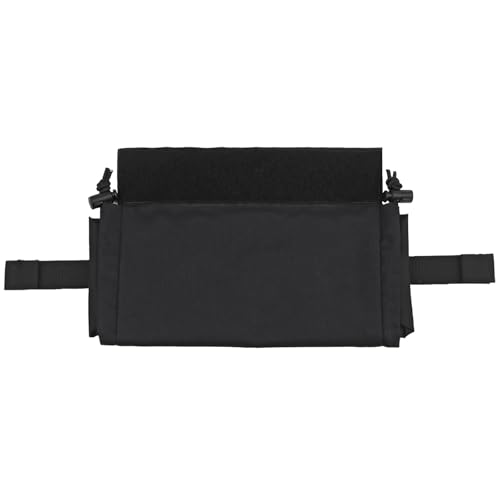 Kit táctico micro Med bolsa médica montada en cinturón, bolsa de descarga de primeros auxilios, bolsa de transporte militar para trauma subabdominal (negro)