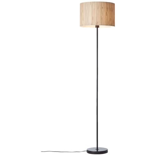 Lámpara de pie Nature de 162 cm con pantalla de hierba marina y casquillo E27 4