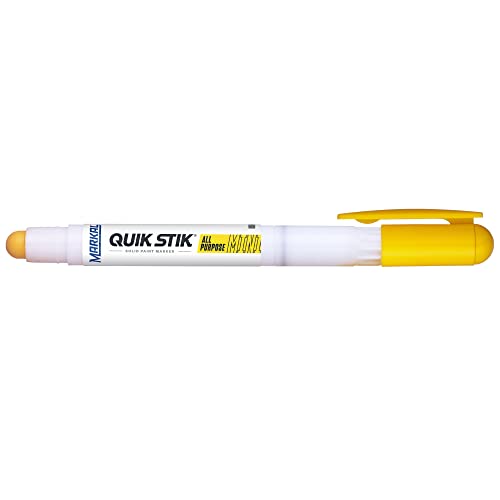 Markal 61127 Quik Stik All Purpose Solid Paint Marker, Mini, Yellow (Pack Of 12) #TOP1