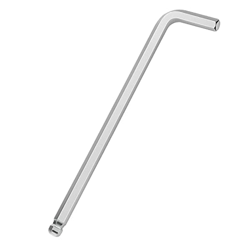 Grekywin 14mm Ball End Hex Key Allen Wrench, Long Arm 265mm, 14mm Truss Rod for Household DIY Professional Machine Repairing