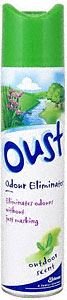 OUST ÉLIMINATEUR D'Odeur Extérieur spray désodorisant poubelle et jardin lot de 12