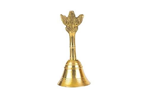 Image of Spillbox Traditional Brass Pooja Bell /Ghanti for Pooja /Worship for Temple Home - 5 inch inch Garuda