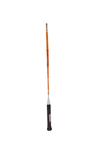 Image of m maspro High Power Carbon Steel 777 Badminton Racquet (Orange)