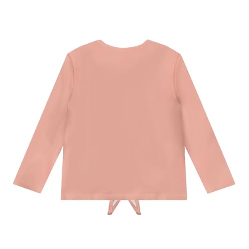 Ystardream Kindergarten Shirts for Girls Long Sleeve Tops Tie Front Winter Top2