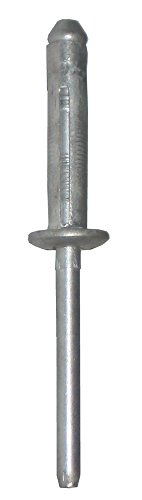 AD612ATF Aluminum TRI-Grip Blind Rivet with Aluminum Mandrel, Dome Head (Pack of 500)