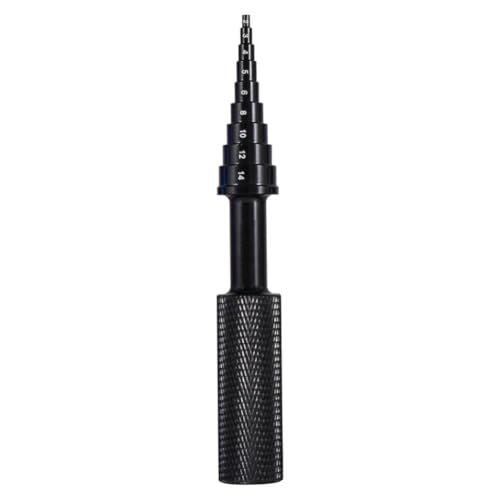 U0sqmyUAu Herramienta de extracción de rodamientos de Bolas, Extractor, Herramientas de reparación Antideslizantes, 2-14mm(Black)