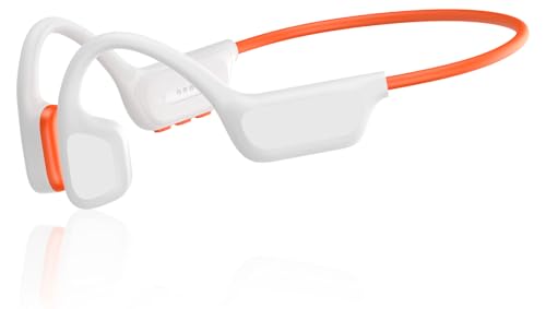 ZOVIMAX Militär Knochenschall Kopfhörer, Bluetooth 6.0, IP68 Wasserdichte Schwimmen Sportkopfhörer mit MP3-Player 32G Speicher, 12h Laufzeit Windschutz Open Ear Sportkopfhörer, Schwimmen/Laufen/Radeln