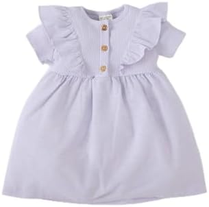 DeFacto Kısa Kollu Fitilli Kaşkorse Yazlık Elbise Kız Bebek - Görsel 1