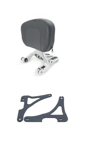 Dossier Passager Moto pour Sportster XL 883 1200 2000-2022 Noir