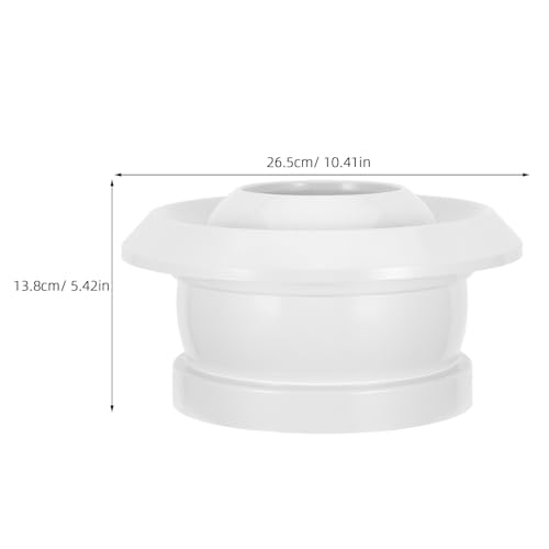 Diffuseur de ventilation central rond 200 mm DOITOOL en ABS