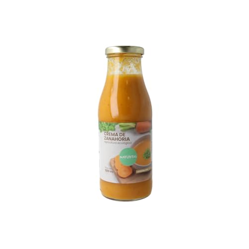 Crema de Zanahoria Bio 500 ml Naturitas Essentials | Vegano | Sin aditivos | Sin Gluten | Sin Lactosa