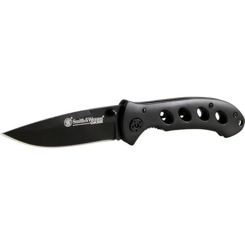 6 mejores navajas de bolsillo 40 Smith & Wesson Sw423B Cuchillo Tascabile,Unisex - Adulto, Negro, un...