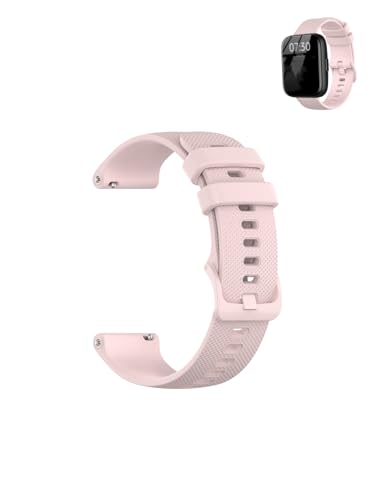 Correa deportiva de silicona rosa para reloj DIVElink miniatura 1