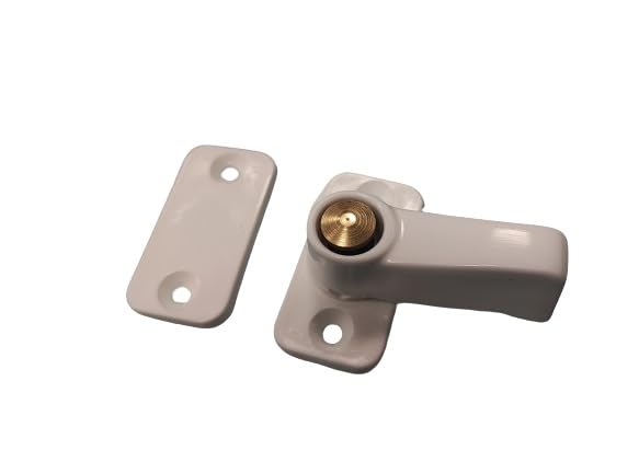 Fermaporta Per Camper E Roulotte - Con Molle In Acciaio Inox, Bianco, Facile Installazione - Foto 9