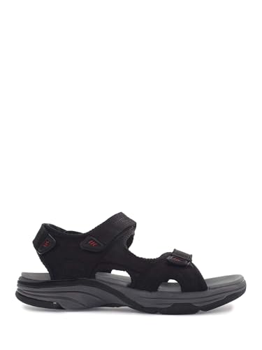 Sandale Lumberjack BOGART homme noir nu-pieds de marche été